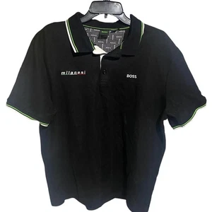 Polo Hugo Boss Milanesi Italy Paddy nera taglia XXL - Foto 1 di 7