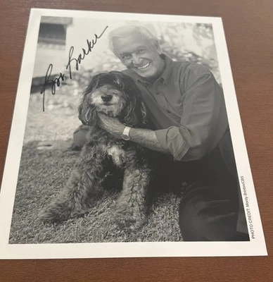 Bob Barker Signed/Autographed 8x10 B/W Photo with Puppy  "The Price Is Right" - Image 1 of 4
