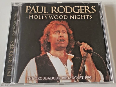 Paul Rodgers – Hollywood Nights EU CD Album 2019 Live Recording Free - Image 1 of 2