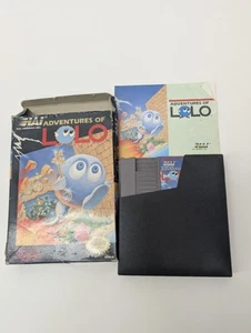 Adventures of Lolo Nintendo NES CIB Complete In Box Tested Great Condition - Picture 1 of 6
