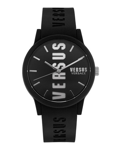 Orologio Versus Versace Uomo Barbes Silicone Nero Cinturino 40mm Moda