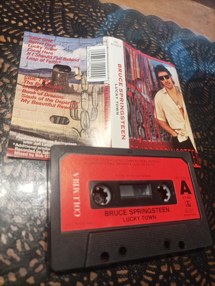 Bruce Springsteen-Lucky Town-MC-Musikkassette-Tape-Cassetten - Bild 1 von 1