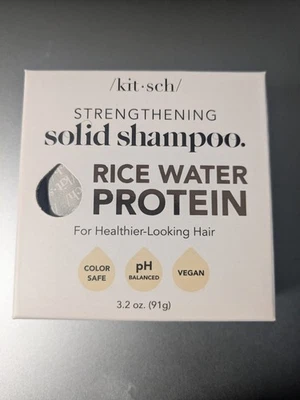 Kitsch Strengthening Solid Shampoo Rice Water Protein White Tea Mandarin 3.2 oz - Image 1 of 2