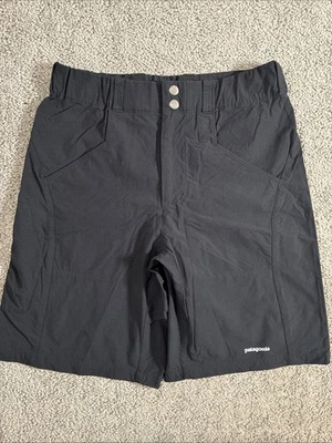 Pantalones Cortos Patagonia Negros Elastizados Nylon Carga Para Hombre Talla M Senderismo Pesca Usados en Excelente Condición Foto 1 de 4