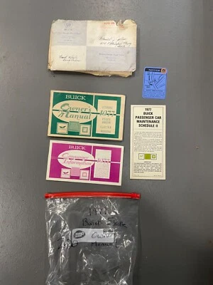 1977 Buick LeSabre Estate Wagon Electra & Riviera Owner Manual User Guide Set - Image 1 of 4