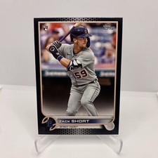 2022 Topps Black #148 Zack Short RC SP 13/71 Detroit Tigers