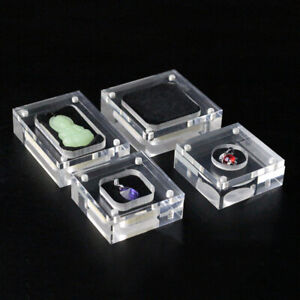 Details about  / 20 Pcs 5 x 5 cm Gem Display Black plastic box Storage for Gemstones//Diamond