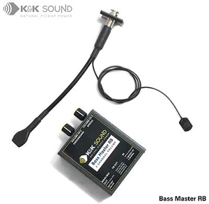 K&K Bass Master RB Plus for Rockabilly Bass - Transducers, Preamp, stereo cable - Picture 1 of 1