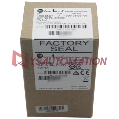 Módulo enchufable Ethernet Allen Bradley 440C-ENET Guardmaster Foto 1 de 4