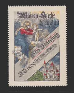 1899 Iglesia Parroquial de Santa María - IGLESIA MARIEN - LANDAU ALEMANIA - Imagen 1 de 1