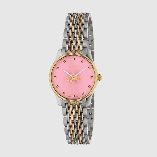 Orologio donna Gucci G Timless quarzo quadrante rosa YA1265030