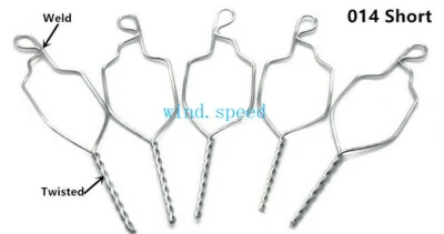 100 pcs Kobayashi Ligature Ties Dental Orthodontic Wires Weld Short Twisted 014 - Image 1 of 4