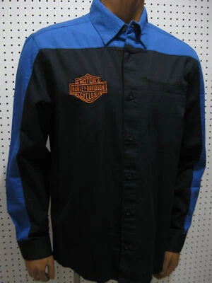 Camisa de manga larga mecánica con botones 3XL nueva con etiquetas Harley-Davidson para hombre Foto 1 de 4