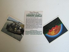 John Player 1985 Tom Thumb ~ Wonders of the Modern World Card Variants (e20)