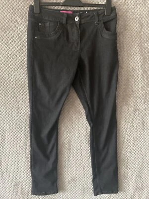 GEORGE WOMENS BLACK JEANS SKINNY BLACK SHORT LENGTH SIZE UK12 - Image 1 of 4