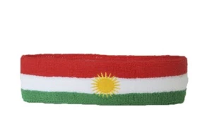 Stirnband Kurdistan 6x21cm Schweißband für Sport Headband - Bild 1 von 1