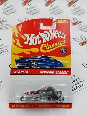 DIE CAST " SCORCHIN ' SCOOTER " 23/25 SÉRIE 1 ÉDITION LIMITÉE HOT WHEELS SCA... - Photo 1/2