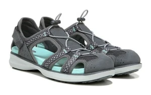  Sandalias de pescador Dr Scholl's azul con cordón elástico para mujer deportes de crucero ~10 M M3020 - Imagen 1 de 11