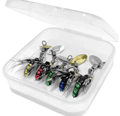 Angel Köder Insekten Fliegenfischen Forellen Wolliger Wurm Käfer Feder Bionic - Bild 1 von 4