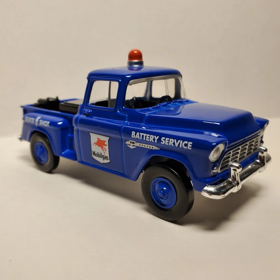 2003 Mattel Matchbox 1955 Chevrolet 3100 Mobilgas Battery Service Truck - Image 1 of 4