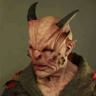 New Diablo Devil Fancy Dress Horror Mask Demon Monster Halloween Cosplay Warcraf - Image 1 of 4