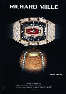 RICHARD MILLE WATCH MAGAZINE promo ad #15 2018 "NOT A WATCH" - Picture 1 of 2