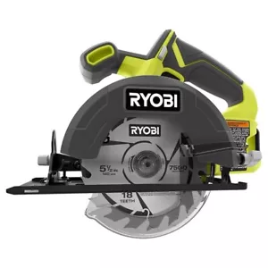 Ryobi 18V Cordless Circular Saw 5 1/2 5.5 p505 aa - Picture 1 of 2