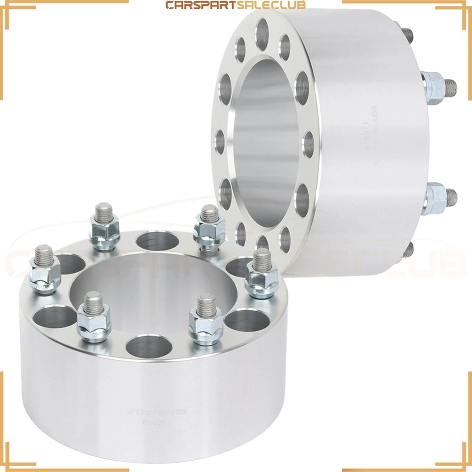 2 Piezas 3" 6x5.5 12x1.5 tacos espaciadores de rueda para Dodge D50 2.0L Foto 1 de 4