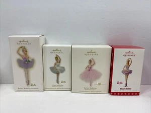 4 Bailarinas Barbie - Adornos Sello - Deseos de ballet, bailarina Prima y 2 Barbie - Imagen 1 de 12