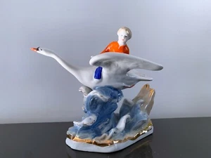 Figurine Statuette en Porcelaine Russe Soviétique URSS Vintage Conte de Fée - Photo 1/6