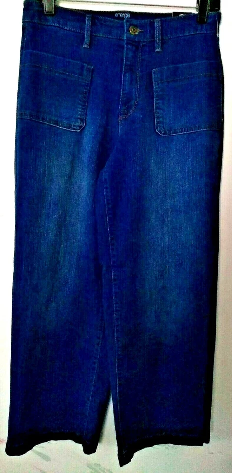 Energie Womens Stretch Straight Leg Cropped Jeans Light Wash - 26W (B9)