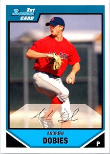 2007 Bowman Prospects Andrew Dobies #BP93 Boston Red Sox