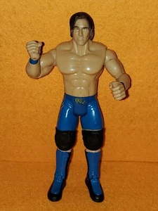 WWE WWF PAUL LONDON ACTION FIGURE WRESTLER BLUE BLACK TRUNKS JAKKS PACIFIC 2003 - Picture 1 of 5