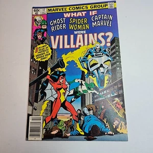 Marvel E Se? Villains Vol 1 #17 1979 Ghost Rider Spider Woman Captain Marvel - Foto 1 di 3