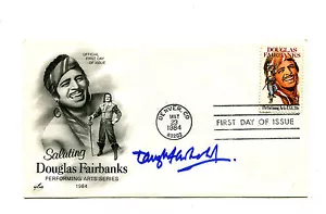 Autógrafo DOUGLAS FAIRBANKS JR en FDC Douglas Fairbanks Sr 1984 ACTOR - Imagen 1 de 1