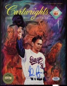 Nolan Ryan Cartwrights Magazine Signed Auto PSA/DNA Rangers 339/500 - Picture 1 of 2