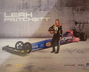 2019 Leah Pritchett Top Fuel Dragster Handout  Fast Shipping 8.5 x 11 - Picture 1 of 2
