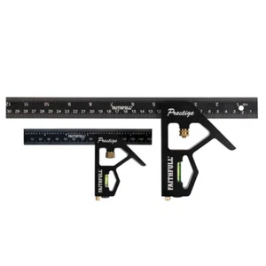 Faithfull XMS22SQTWIN Prestige Combinazione Quadrato 2 Confezione 150 & 300mm (6 - Picture 1 of 1