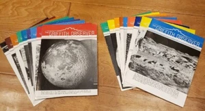 Griffith Observer 1966-1967: 18 Editions ISSUES astronomy UFO sky telescope moon - Picture 1 of 1
