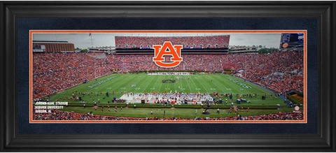 Auburn Tigers Framed 10x30 Jordan-Hare Stadium Panoramic Photo Cover