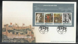 Gran Bretaña FDC 2008 - Las Casas de York y Lancaster (York) - Imagen 1 de 1