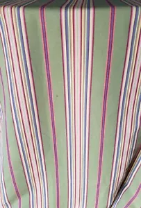 PIN VERDE HOJA MULTICOLOR RAYAS REMNAT 2,5 años. PIEZA DE TELA DE DECORACIÓN DEL HOGAR - Imagen 1 de 3