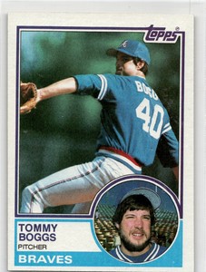 1983 Topps #649 Tommy Boggs  Atlanta Braves MLB Vintage Baseball Card