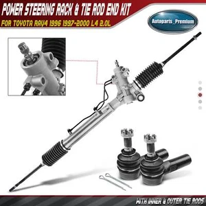 Power Steering Rack and Pinion Tie Rod End Kit for Toyota RAV4 1996-2000 L4 2.0L - Picture 1 of 8