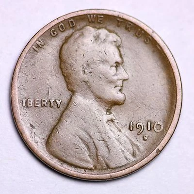 1910-S Lincoln Wheat Cent Penny LOWEST PRICES ON THE BAY!  FREE SHIPPING! - Image 1 of 2