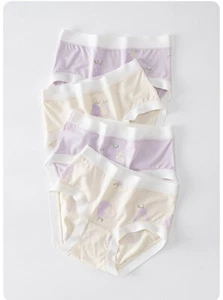 4Pack Girls’ Breathable Cooling Underwear Teens Ultra Soft Bamboo Viscose Briefs - Picture 1 of 25