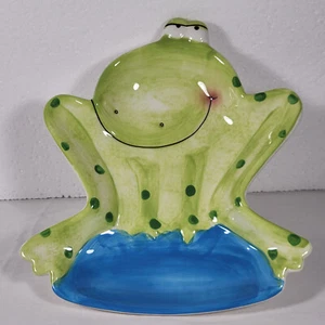 Ellen Crimi Trent Holiday Home Frosch Teller - Bild 1 von 15