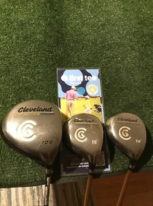 Cleveland Launcher Woods Set (Comp 460 Driver, 3W, 5W) Regular Graphite Shafts - Picture 1 of 11