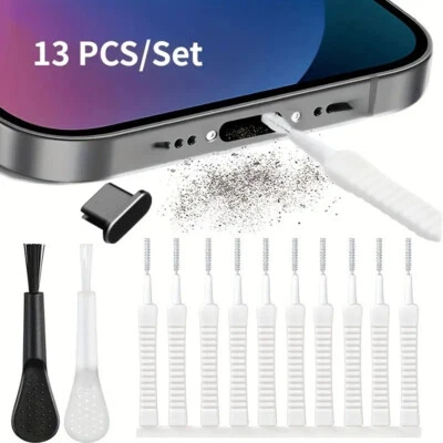 13PCS Handy Lautsprecher Staubentfernungs Reinigungswerkzeug Kit für iPhone XY - Bild 1 von 4
