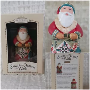 Hallmark Keepsake Ornament 2004 Papá Noel de todo el mundo Estados Unidos EE. UU. - Imagen 1 de 10